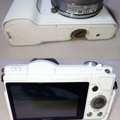 LCS-EBD SONY 一眼カメラケース α‬5000α5100 ホワイト 開封済美品の画像