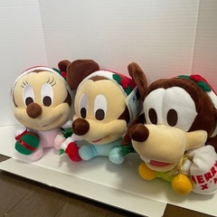 Disneyサンタミッキーミニーセットの画像