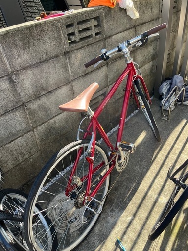 クロスバイク赤