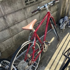 クロスバイク赤