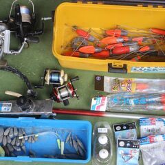 釣具イロイロまとめての出品です。※新品未開封の品もございますが全て長期保管品のためジャンク品も中にはあるかも？の画像