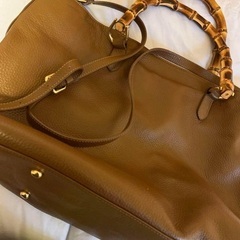 Gianni Notaro Carol J　バンブーハンドルトートバッグの画像