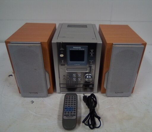 Panasonic パナソニック MDステレオシステム システムコンポ SA-PM37MD CD/MD/カセット/ラジオ
