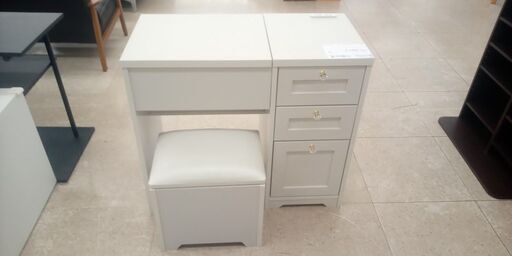 ★ジモティ割あり★ 不二貿易株式会社 ドレッサー 白 H70×D42×W80 クリーニング済み TJ10066