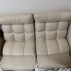 交渉可）可変式座椅子二つセット