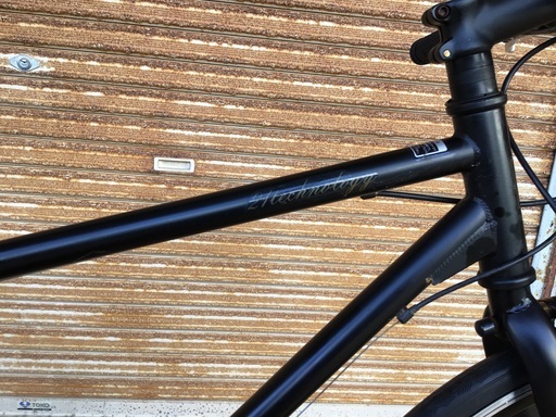 クロスバイク　21テクノロジー　SPEED 700C   シマノ　6段変速　マットブラック