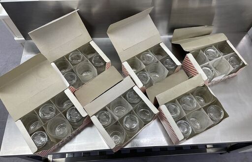 未使用 保管品 6箱セット 36個入り ニッカ ウィスキー ブラックニッカ 樽のグラス プレゼント NIKKA WHISKY レトロ 