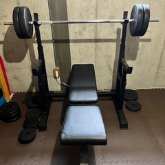 【取引中】筋トレ用品　ダンベル　ベンチプレス　まとめ売り