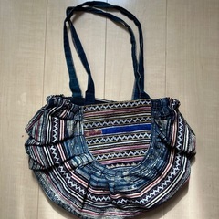 【美品‼️】タイ　モン族🇹🇭　エスニック古布バッグ　の画像