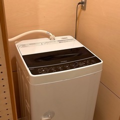 【12月中】Haier JW-U55B-K 洗濯機 5.5kg ブラック JWU55BKの画像