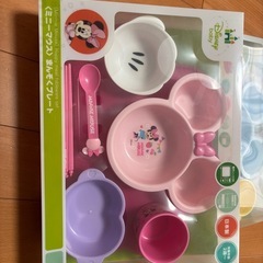 ミニーマウス　まんぞくプレート