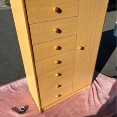 処分します!!C-937　チェスト　タンス　箪笥　衣類収納　ハン...
