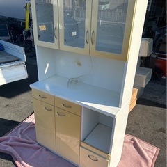 C-938　食器棚　キッチンボード　キッチン収納　幅100cm　...