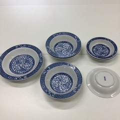 華祥瑞　中皿と深皿3枚小皿3枚のセット