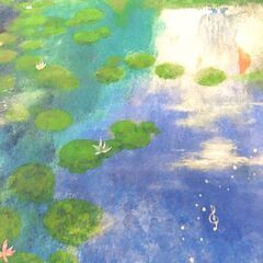 版画 アート はり たつお スイレン HARITATSUO ジークレー版画 21/300 中古 札幌市厚別区 厚別店の画像