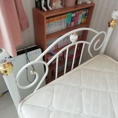 可愛いベッド、マットセット差し上げますの画像