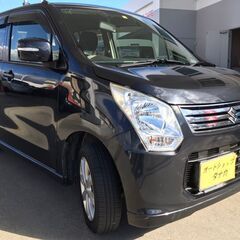 人気のワゴンR黒！ナビ、TV付！