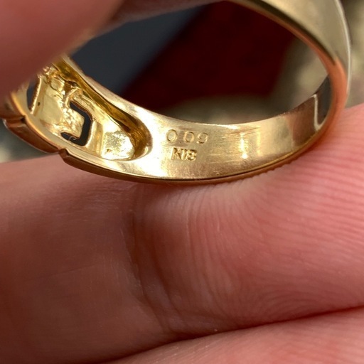 K18 ダイヤモンド　リング　5.9g 0.09ct