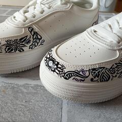 🌴ハンドメイド🌴スニーカーカスタムの画像