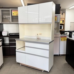 お買い得‼️】高級♪ パモウナ 120cm幅キッチンボード 食器棚 収納家具