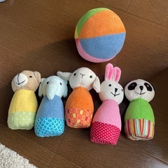 ぬいぐるみボウリング