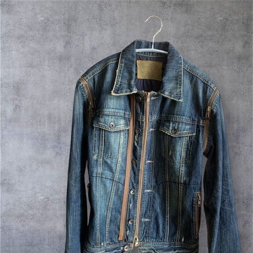 メンズデニムジャケット 取り外し可能な袖 90年代ビンテージ