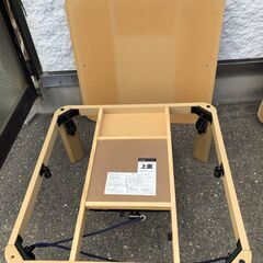 JM19316K) ニトリコタツアングルDC75LBR<幅：約75cm 奥行：約75cm 高さ：約38cm＞中古品【取りに来られる方限定】の画像