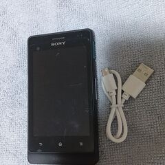希少レアSONY Xperia ST27i ブラック SIMフリーの画像