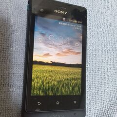 希少レアSONY Xperia ST27i ブラック SIMフリーの画像