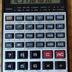【配送可】美品 【希少品】昭和レトロ 関数電卓 CASIO カシオfx-690v SUPER-FXの画像