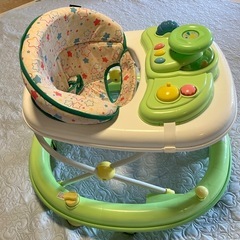 歩行器　西松屋 エンジョイウォーカー ステップ２（グリーン）