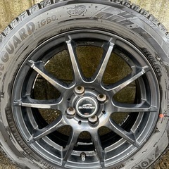 スタッドレスアルミホイールセット175/65R15  ヨコハマタイヤIG60 2022製の画像