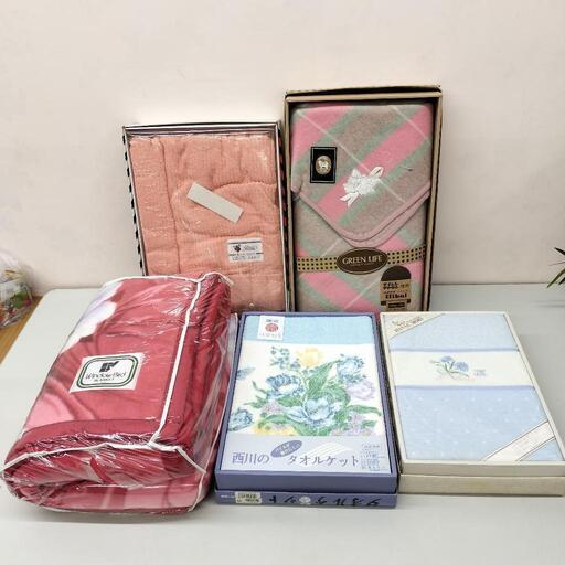 24 12070 毛布　タオルケット　寝具　5箱おまとめ　未使用　長期保管品　現状品