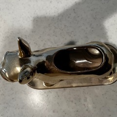 小物入れ　フレンチブルドッグ　ゴールド　ZARAの画像