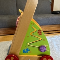 エドゥテ ファーストウォーカー 手押し車 アイムトイ　知育玩具　 木製の画像