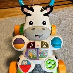 手押し車　フィッシャープライス(fisher price) おして! しまうまくんのバイリンガル・ウォーカーの画像