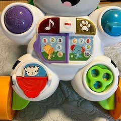 手押し車　フィッシャープライス(fisher price) おして! しまうまくんのバイリンガル・ウォーカーの画像