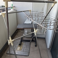 物干し竿とピンチハンガー