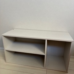 【美品！破格】TV台　収納棚　白色