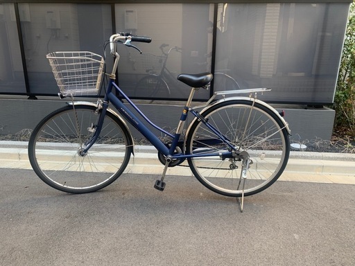 自転車 27インチ チャリ シティサイクル 変速付き