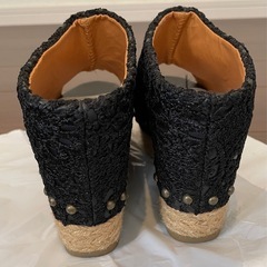 厚底 ウェッジソール サンダル Sの画像