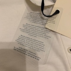 新品未使用タグ付き　モンクレール　ポロシャツ　XSの画像