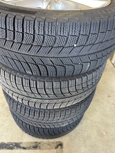 レクサス　純正ホイール　215/45R17 ミシュランスタッドレス　4本セット　2019年製
