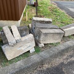 コンクリート　塀ブロックの画像