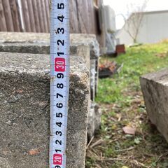 コンクリート　塀ブロックの画像