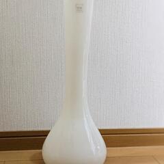 HOW/KURATA CRAFT GLASS 花瓶(白)の画像