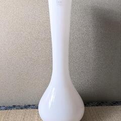 HOW/KURATA CRAFT GLASS 花瓶(白)の画像