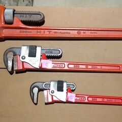 パイプレンチ　3本セット