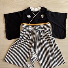 紋付袴ロンパース　80cm
