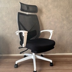 取引中　ワークチェア　ホワイトの画像
